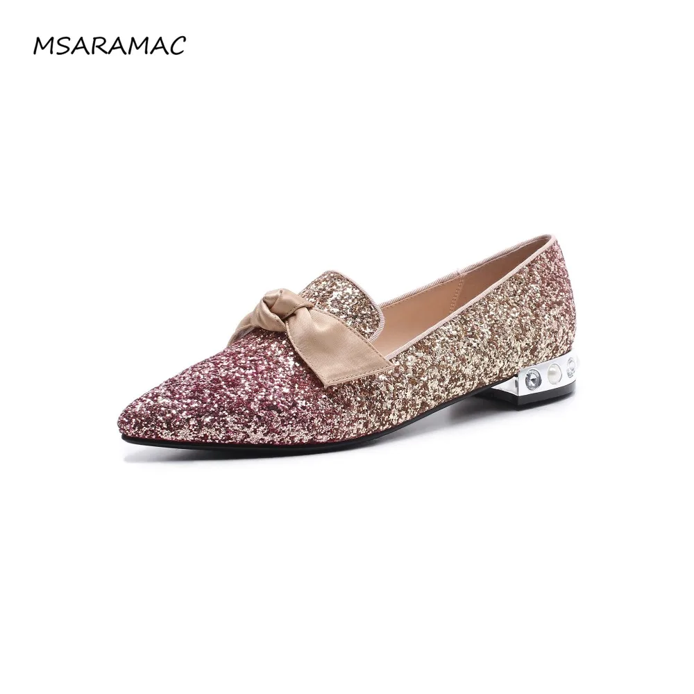pearl heel flats