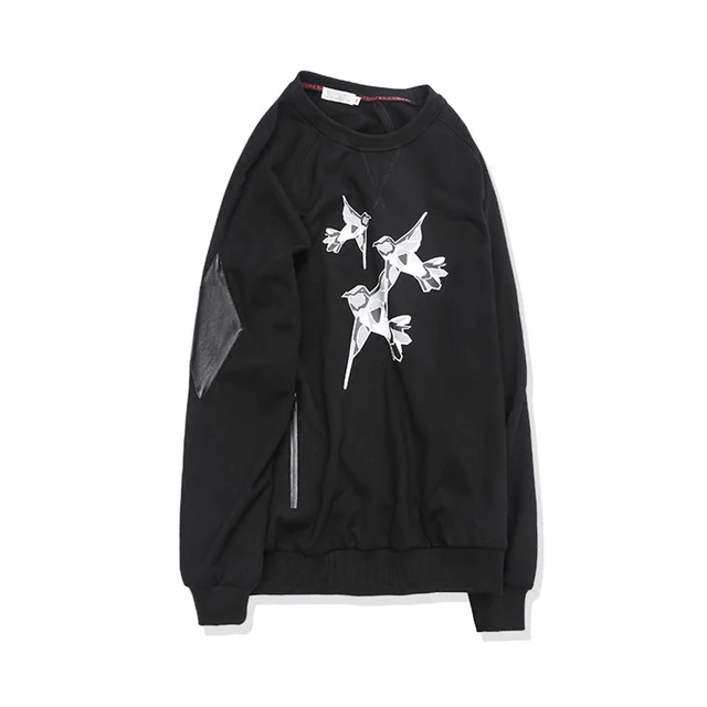 Vintage Mens Sweatshirts Hoodies Plus Sizes Hip Hop Punk Funny Oversized Hoodie Men Crewneck