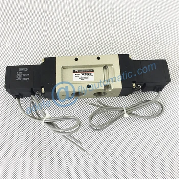 

VF-5220-4G-03 3/8" 220VAC 50/60 Hz SMC 5 Port Pilot Operated Solenoid Valve with double solenoid coil