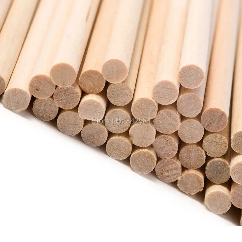 X50 140 мм x 6 круглая деревянная поп палочки для торта Lolly Lollies Crafts|craft sticks|craft wood stickcraft