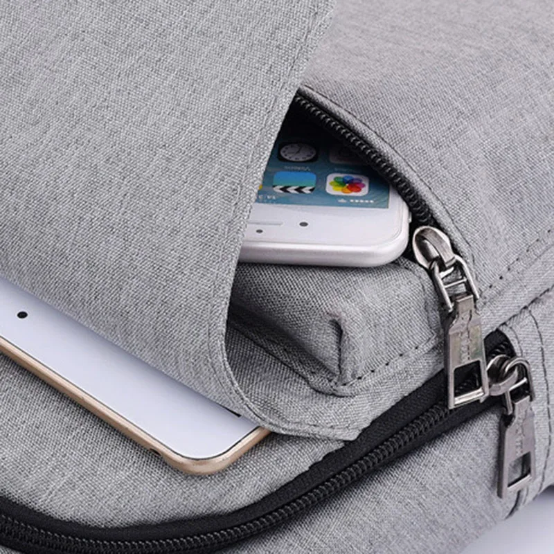Men USB Charging Backpack Travel Anti Theft Canvas Chest Bag Women Headphone Hole Teenager Casual Bags Sac A Dos Homme BP0220 (15)