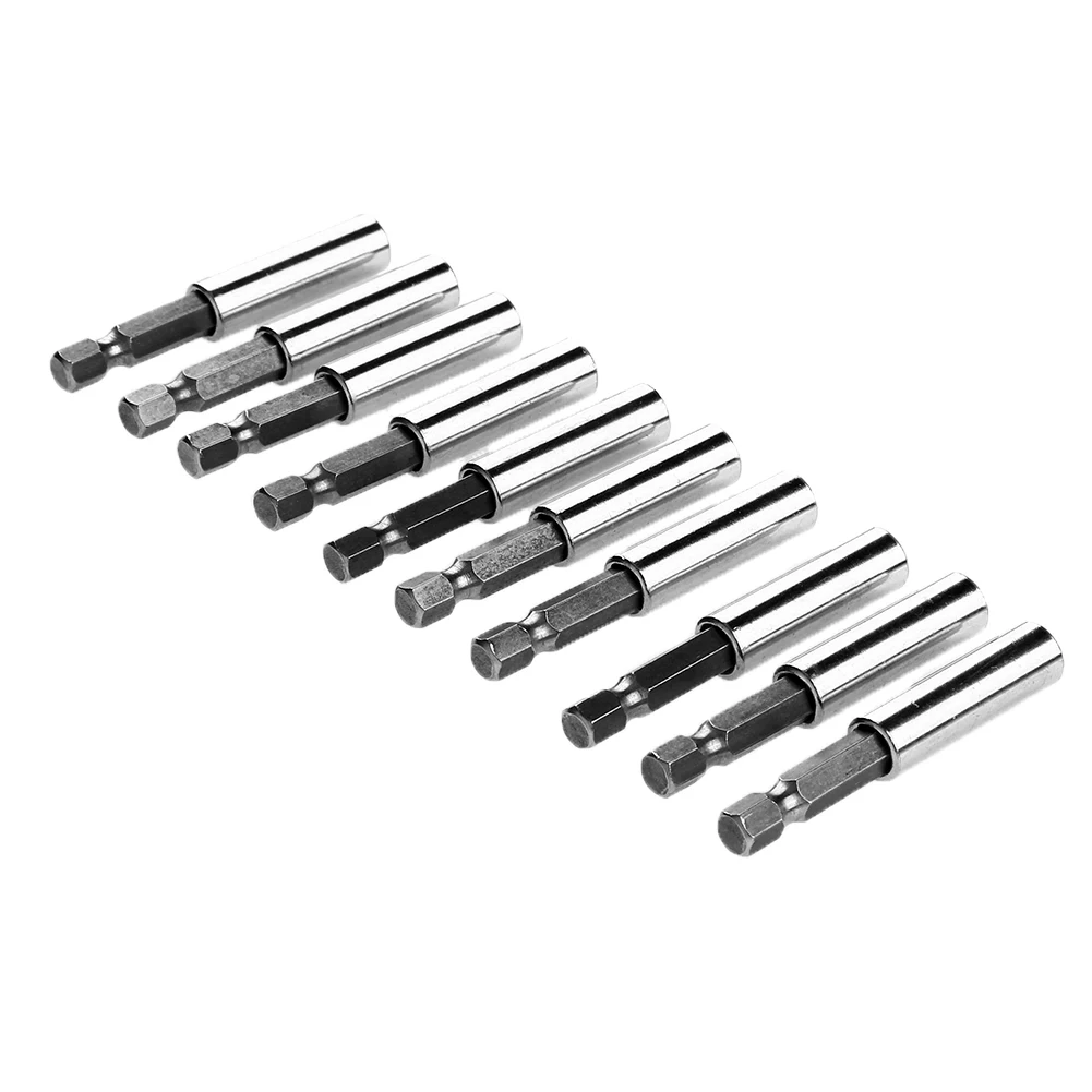 10pcs 1/4 Inch Bit Holder Screwdriver Bit Extension Bar Connecting Piece in Screwdriver from