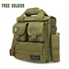 FREE SOLDIER-100% de material CORDURA YKK, bolsos de un solo hombro tácticos para hombre, con cremallera, para senderismo y Camping ► Foto 1/5