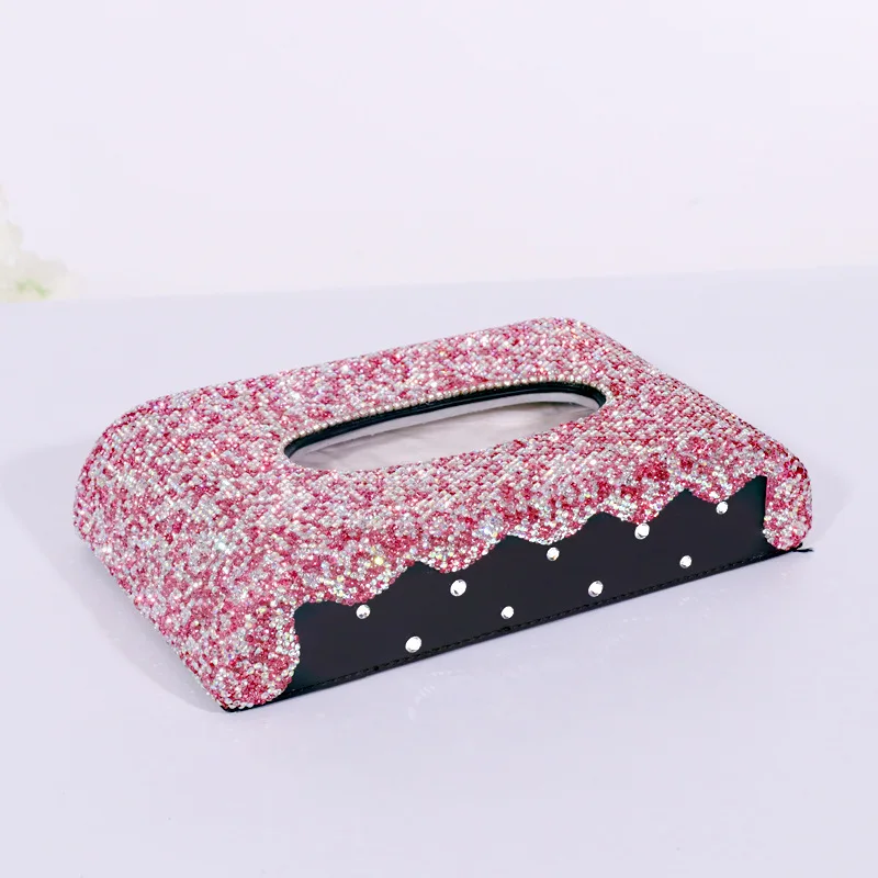 Car Diamonds Stars Tissue Box Cars Tray High-grade Full Diamond Swan Crown Crystal | Автомобили и мотоциклы