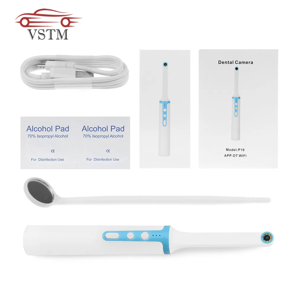 Wifi Intraoral камера 720 P HD wifi Стоматологическая внутриротовая камера Водонепроницаемый эндоскоп зубы зеркало светодиодный контроль света