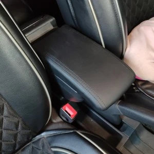 Подлокотник для Honda Fit Jazz 2002-2007 хэтчбек подлокотник центральный магазин содержимое коробка с подстаканником пепельница usb зарядка автомобильный модиф - Название цвета: F Style All Black