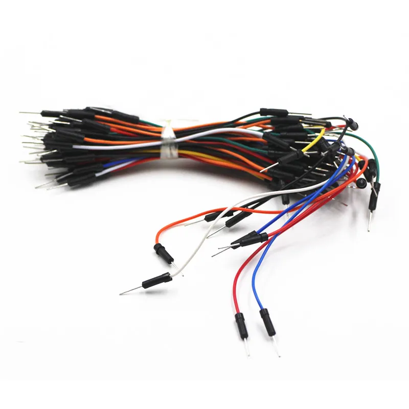 65 шт./лот соединительный кабель типа Папа папа гибкий провод для Arduino макетная