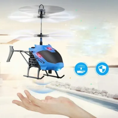 

Mini Rc Helicopter Radio Remote Control Aircraft Channel Micro Drone luminous LED light flying Induction aircraft for Kids Gift
