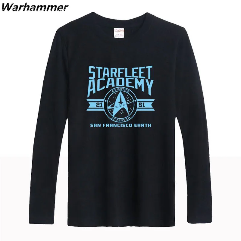 Warhammer Starfleet Academy футболка Homm с длинным рукавом из флока принтом хлопок большой