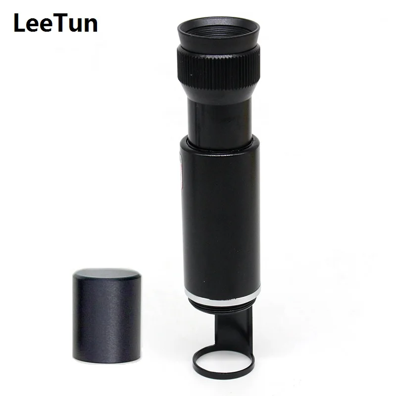 Pocket Magnifier 50X Blue Coated Large Lens Handheld Microscope for