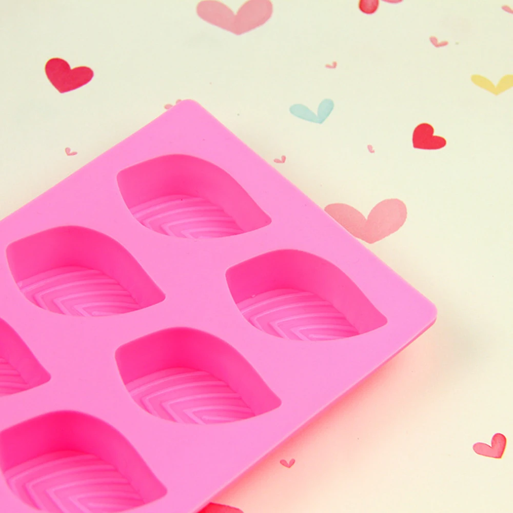 

Spot wholesale 10 even leaves silicone chocolate mould handmade soap mould