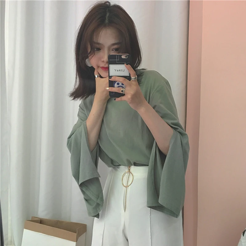 Mihoshop Ulzzang Корейская женская модная одежда летняя повседневная в стиле преппи