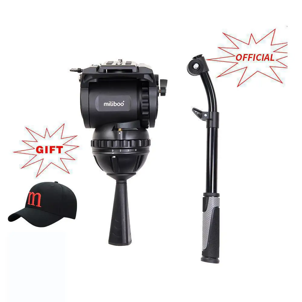 

M8 Professional Broadcast Movie Video Fluid Heads Load 15 kg Heavy Duty Tripod Camera Stand with 100mm Bowl