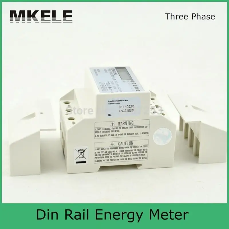Небольшой трехфазный MK-LEM022SJ мини din-рейка электронный счетчик энергии