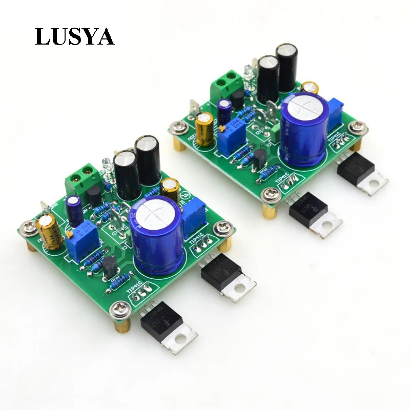 Lusya 2pcs classical version of TIP41C JLH1969 class A Dual Channel audio Amplifier DIY/finished board 12-24VDC G2-001 Lusya 2pcs classical version of TIP41C JLH1969 class A Dual Channel audio Amplifier DIY/finished board 12-24VDC G2-001