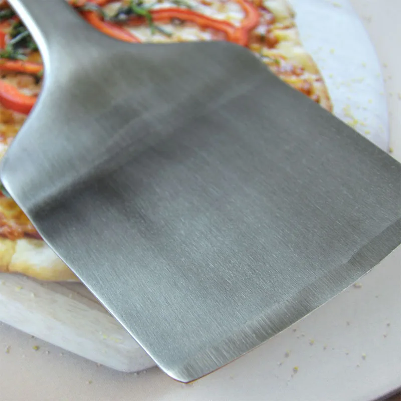 1pcs Teppanyaki Turner Stainless Steel Barbecue Spatula Outdoor Avant Forged Spatula w/Pakkawood Handle Big Barbecue Grills Tool