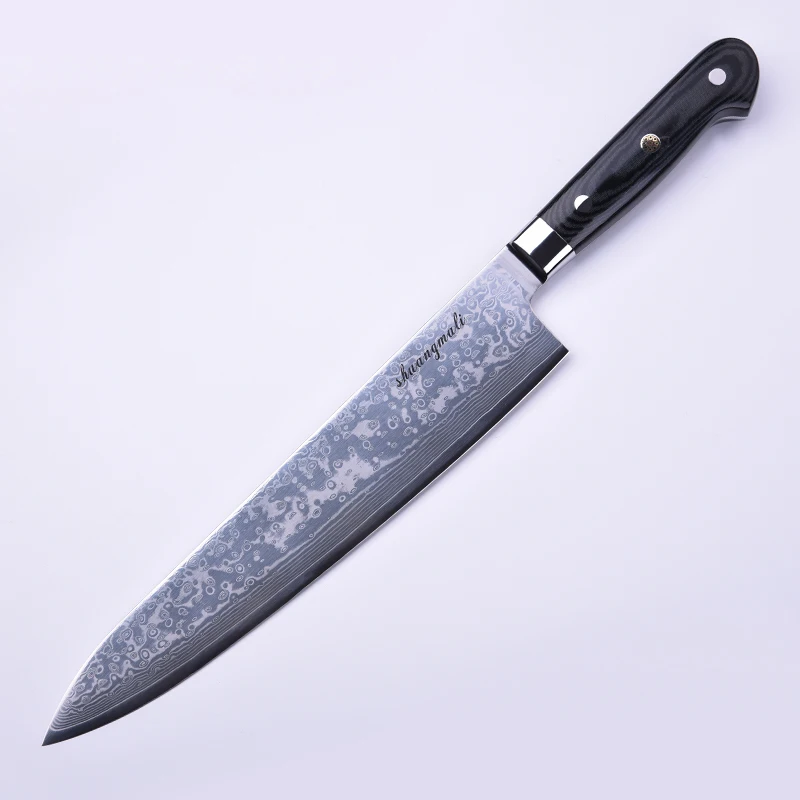 

11" Damascus Knife vg10 67 Layers Japanese Chef Knife Kitchen Slicing Cleaver Meat Knives Cooking Tool Damascus Steel Micarta