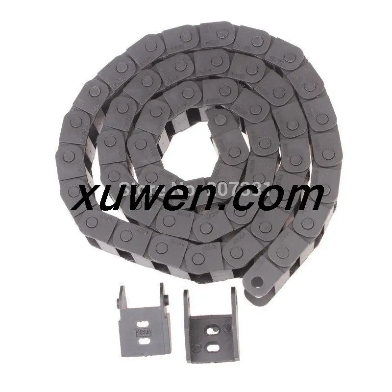 

Transmission Chains connector 10 x 20mm 1M R28 Non Snap-Open Plastic Towline Cable Drag Chain for CO2 Laser Engraving