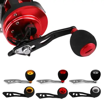 Fishing Tool Reel Handle Baitcasting Trolling Fishing Reel Handle Left Right Fishing Handle Knob Fishing Reel Accessory Aluminum