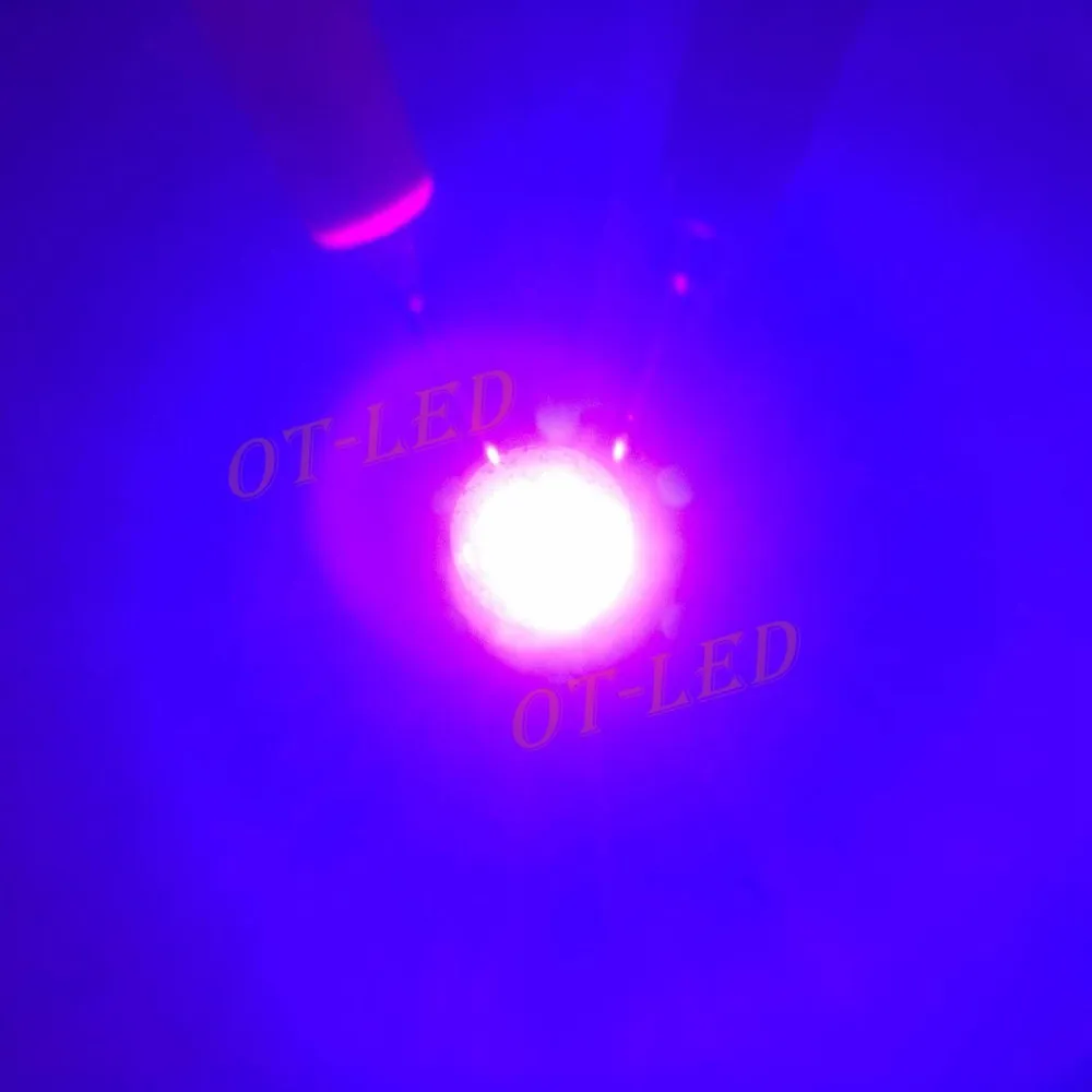 10 шт. 3 Вт УФ/ультрафиолетовый 3535 395-400nm высокомощный светодиодный светильник Ультрафиолетовый DIY с 20 мм 16 мм 14 мм 12 мм 8 мм PCB