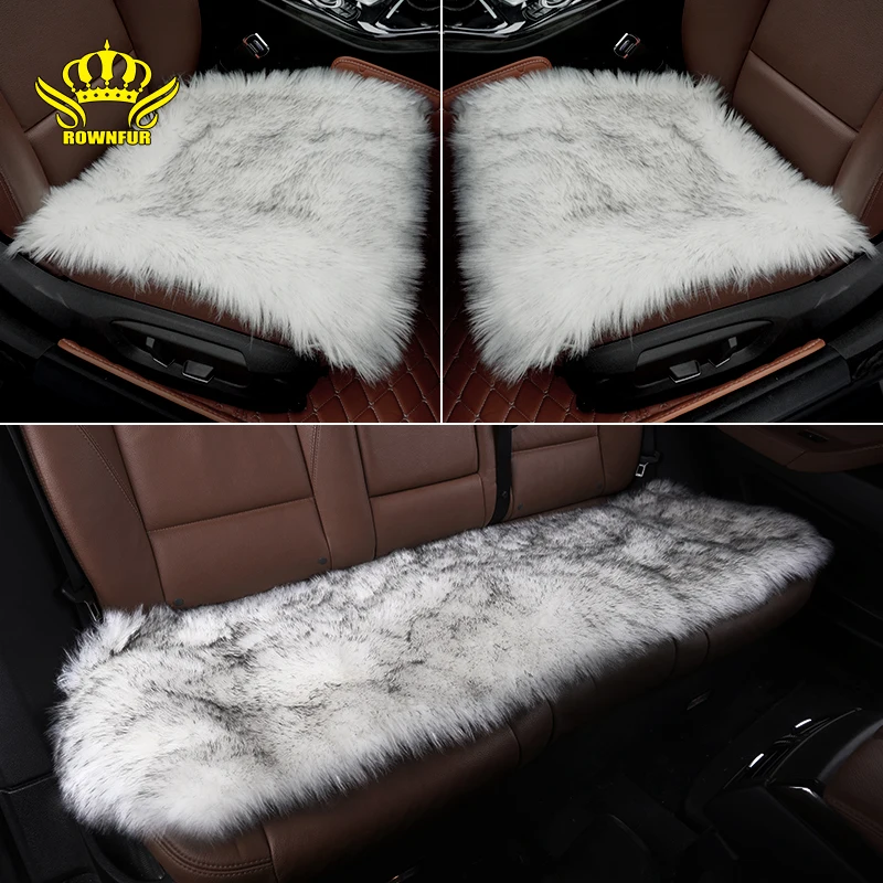 

Universal Car Seat Cover Artificial Plush Car Seat Cushion Protector Car Seat Automotive Interior Accessories Auto Seat Mats