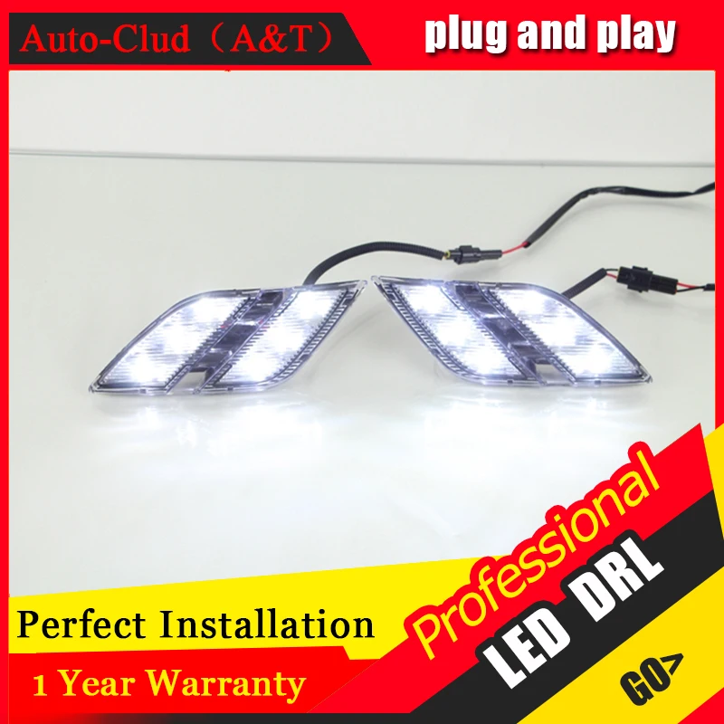 

Auto Clud car styling For peugeo 301 LED DRL For 301 led daytime running light High brightness guide LED DRL