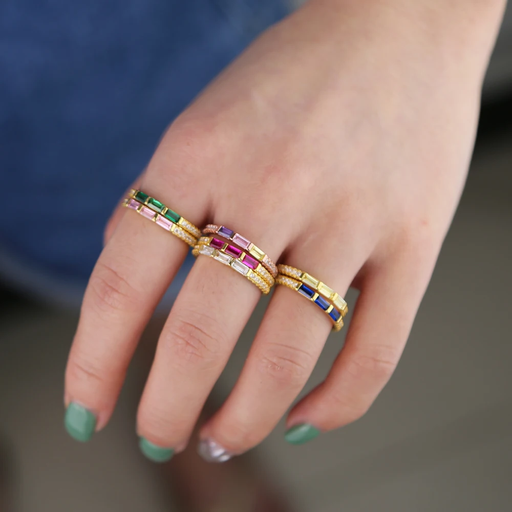brass ring H size 6 7 8 (13)
