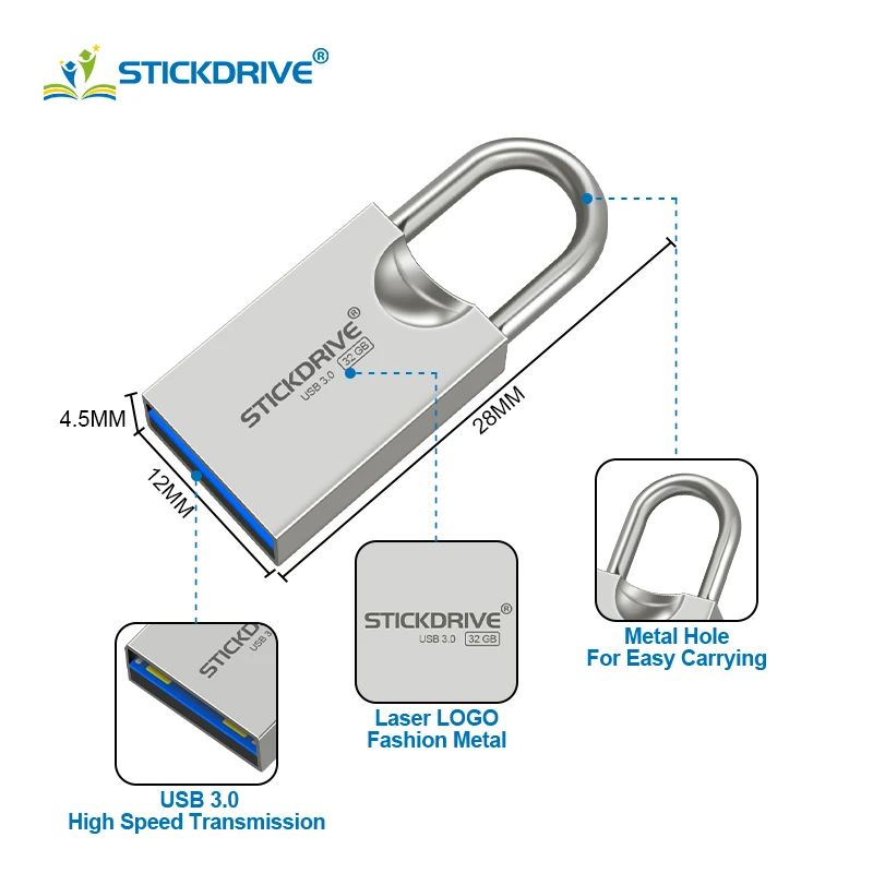 Металлическая Usb флешка мини 128 Гб 64 ГБ 16 8 флеш накопитель 3 0 новая USB на заказ