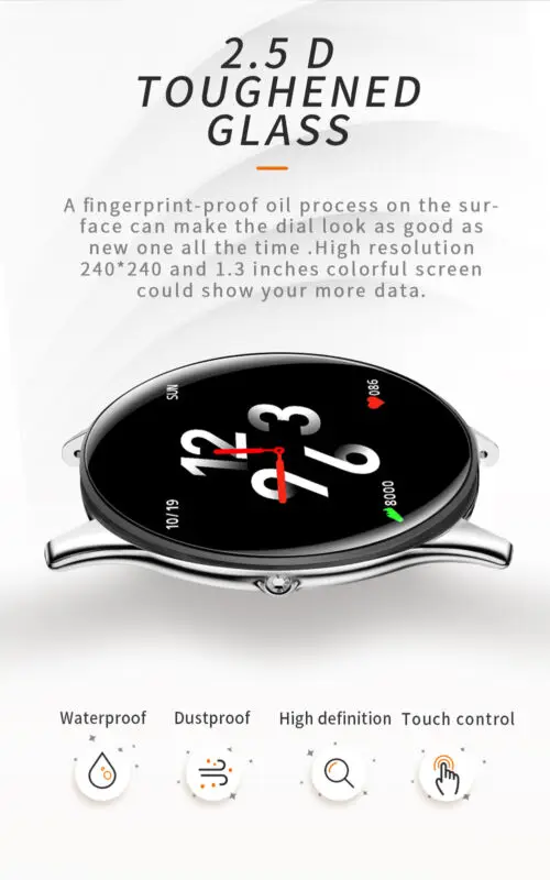 Waterproof Smart Watch Heart Rate Monitor Bracelet Wristband for iOS Android