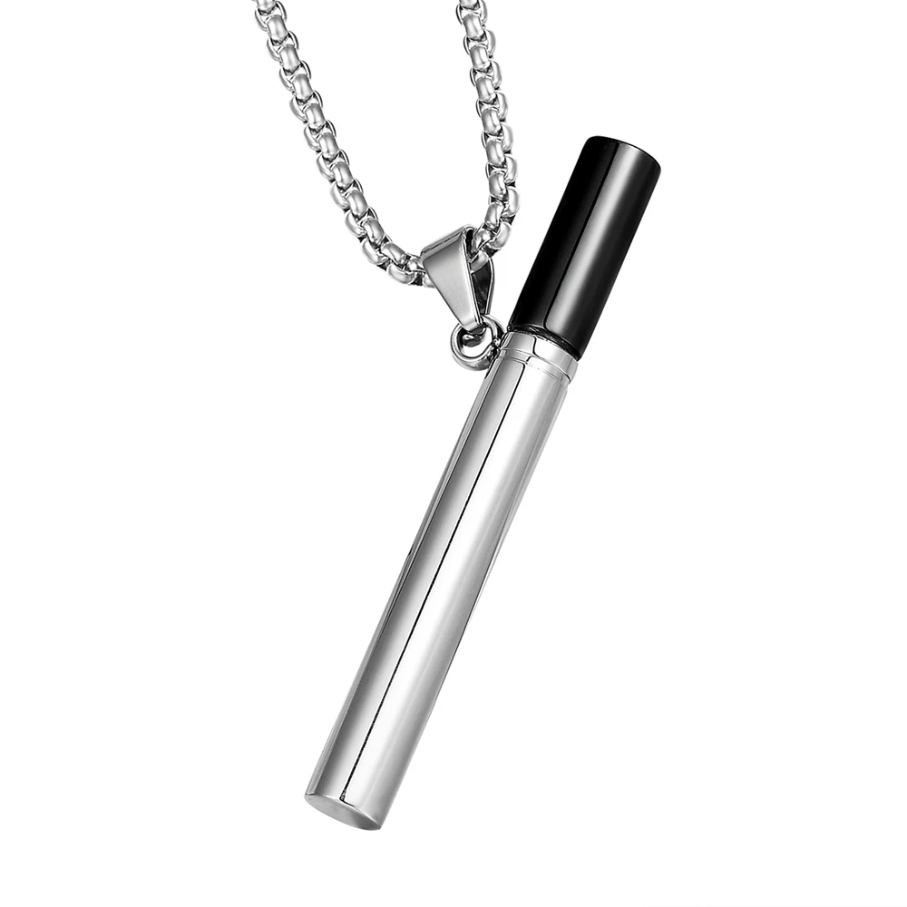 

2018 new Hiphop Goofan Cigarette Pendant Superior quality Necklace Stainless Steel Fashion Jewelry for Men Women Gift STN1080