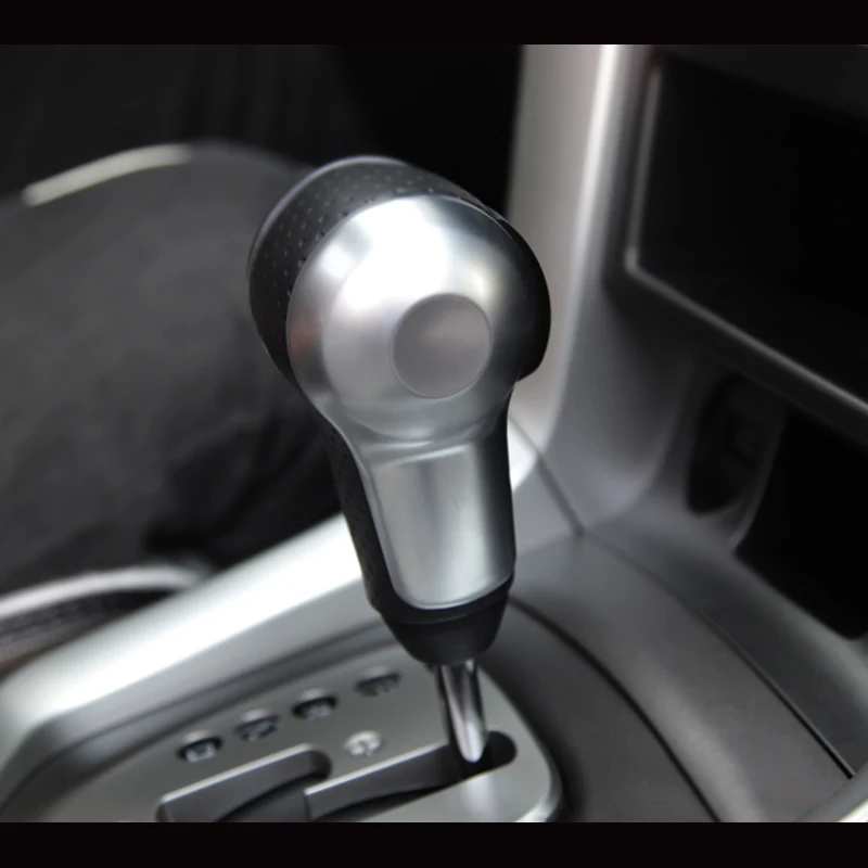 

ABS Matte For Nissan X-Trail X trail T31 2008 2009 2010 2011 2012 2013 Car Gear Shift Knob Handle Cover Car-styling 2Pcs