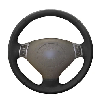 

Hand-stitched Black PU Artificial Leather Car Steering Wheel Cover for Chery Tiggo 2007-2009