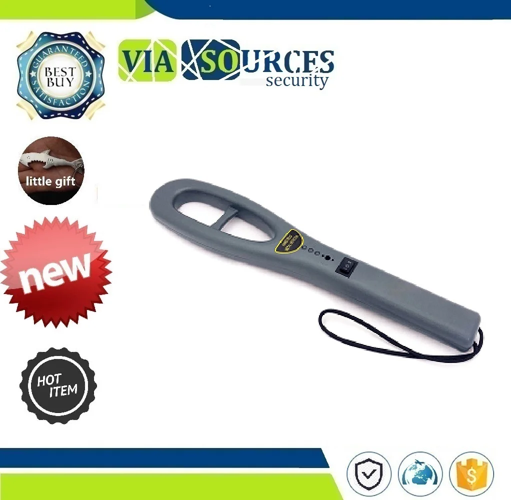 

Super Scanner Meter Lightweight New Portable Hand Held Metal Security Detector
