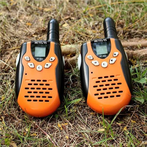 2 way radios long range Walkie Talkie Children Retevis RT602 Rechargeable 2pcs 0.5W Children's Radio With Battery Christmas Gift Boy Girl Kids Toy Radio best walkie talkie for hunting