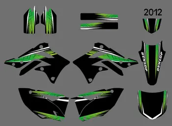 

New Style (0241) Power TEAM GRAPHICS & BACKGROUNDS DECALS STICKERS Kits for Kawasaki KX450F KXF450 2012 KXF 450 KX 450F