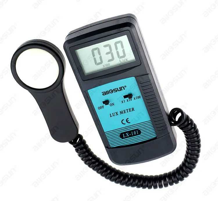 

Luxmeter Luminometer Tester Photometer Digital LCD Light Meter ALL SUN LX101