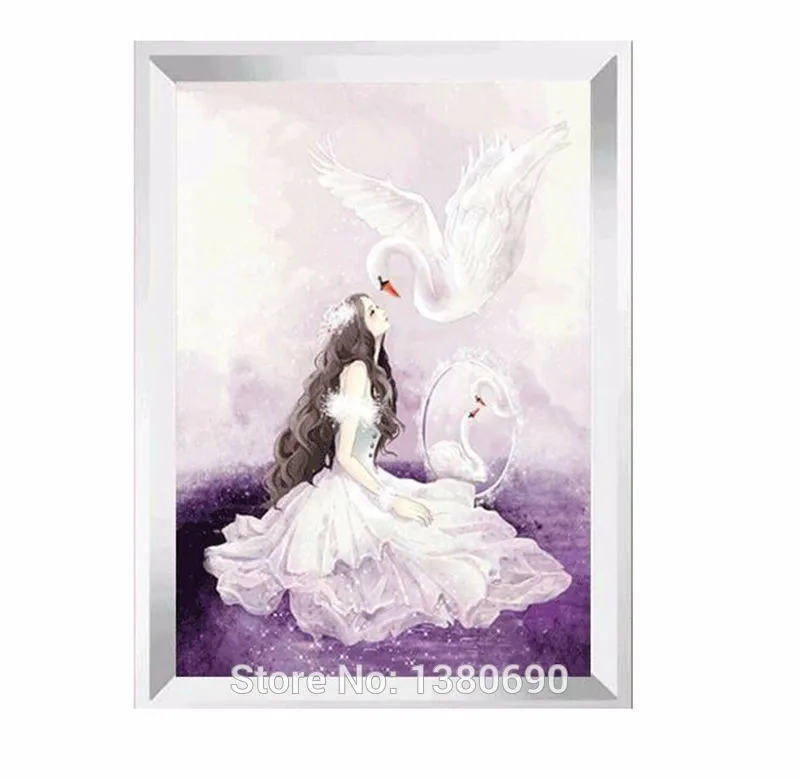 Swan-Princess-Deer-Needlework-5D-Diamond-Embroidery-Full-Rhinestone-Diamond-With-Picture-Home-Decor-Mosaic-DIY