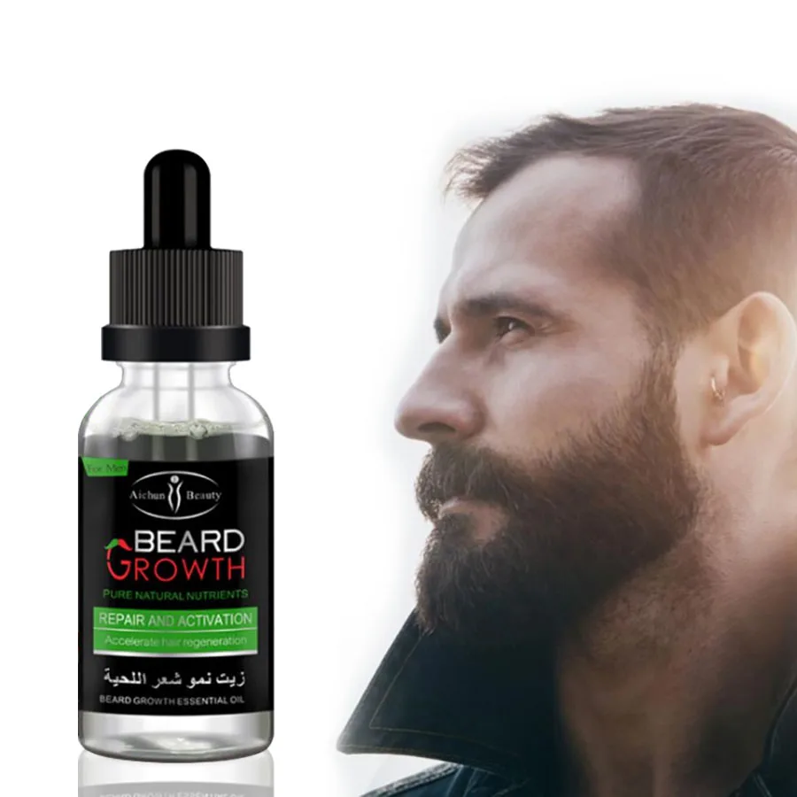 30 Ml Bottle Of Men's Beard Growth Care Essential Oil For Oem