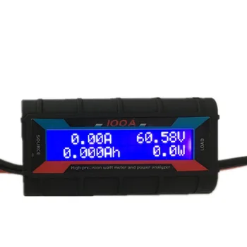 

LCD 0-60V 100A Watt Meter and Power Analyzer Backlight High Precision