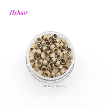 

Freeshipping - 2000pcs 4.5mm Micro Aluminium Rings Without Screw Links Beads / Black D-Brown Brown L-Brown D-Blond Blonde Auburn