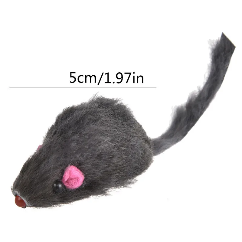 dog chew toys 12PCS Cat Toy Mouse Mixed Loaded Black White Mouse Toys Cat Teaser Kitty Kitten Funny Sound Squeaky Toys for Cats Pet Mice Toys indestructible stuffed dog toys