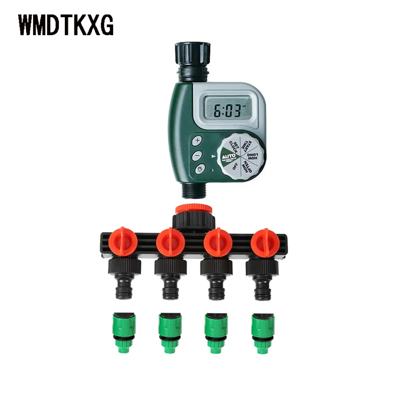Automatic Timer Garden Watering Timer Home Irrigation Controller 4 Way