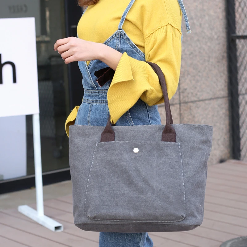 

2018 canvas women handbag art fashionable girl messenger tote bag 1337