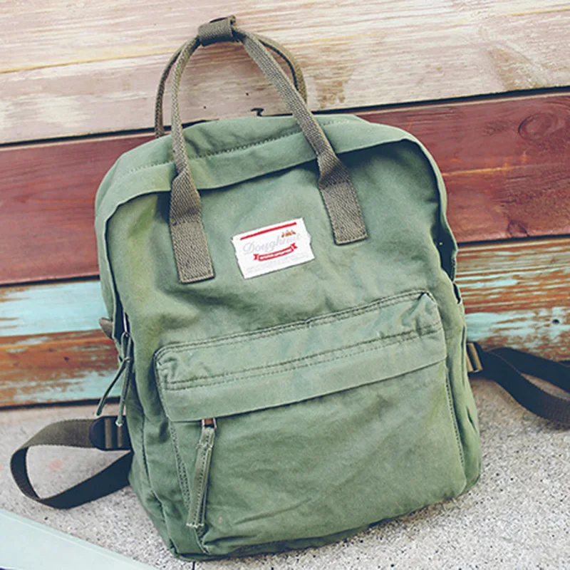 

Women Backpack Bag Schoolbag Student Summer Canvas Shoulder Korean Casual Trend Middle School Girls Travel package Cutebackpack