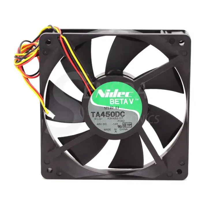 Вентилятор для радиатора оригинальный Nidec 12025 12 см 120 мм DC48V 0.12A см|12 cm fan|radiator fan12 |