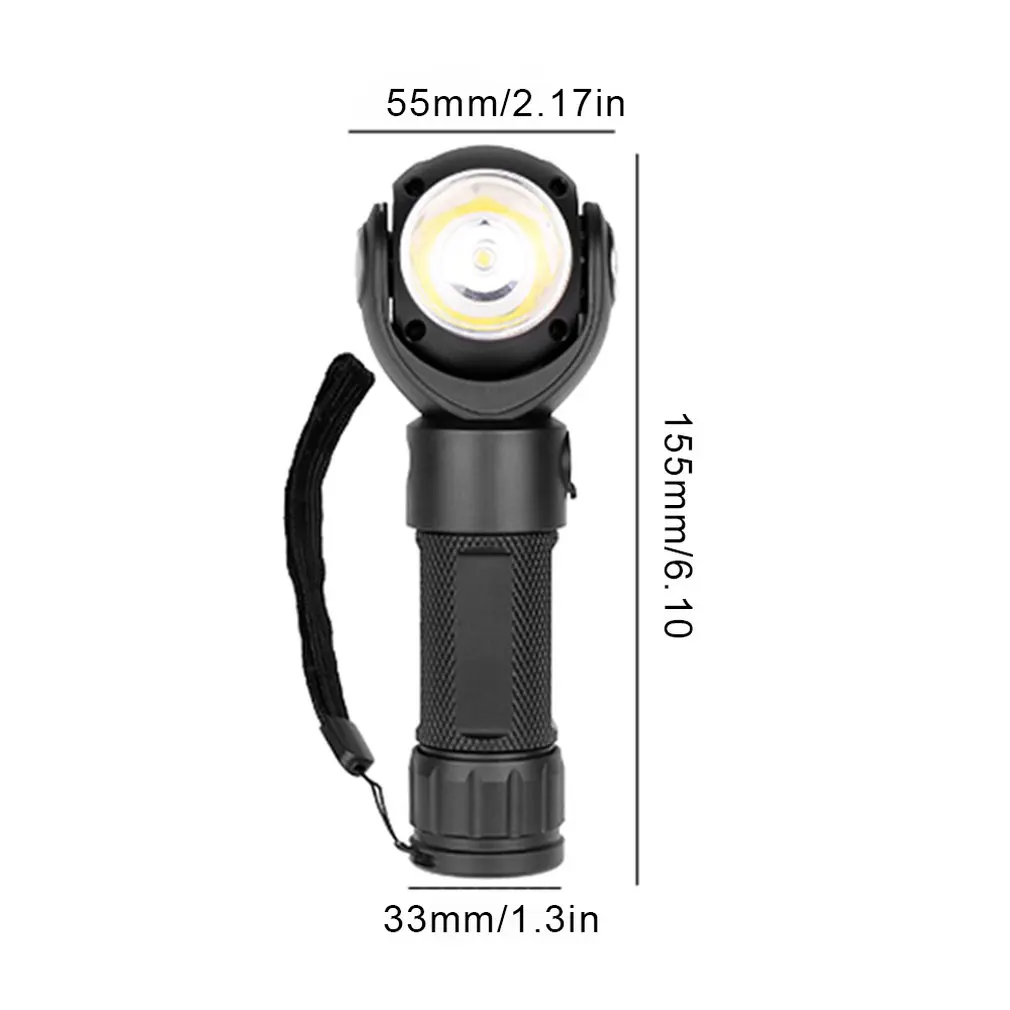 1315 T6 COB 7 режимов Mutifunction 360 Вращающийся головной фонарик Магнитный хвост usb зарядка светодиодный фонарь