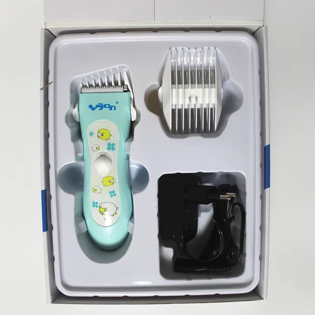 Yijan Hair Clipper Professional Baby Hair Trimmers For Children Cordless guide comb Waterproof Mini Hair Trimmer cutter 100-240V