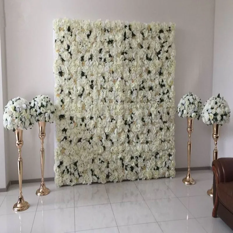 

European Design Wedding Decoration Flower Wall Party Stage Backdrop Decorative Peony and Hydrangea Flower Row Multi Colors