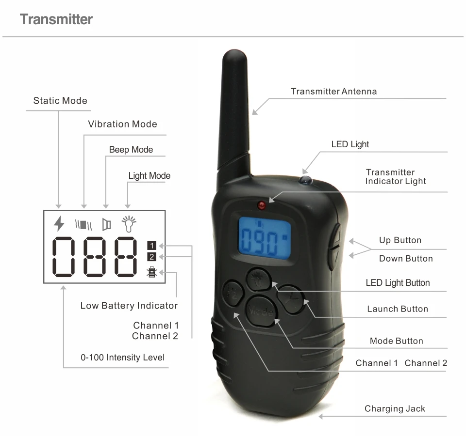 2nd Dog Electric Collar PET998DR