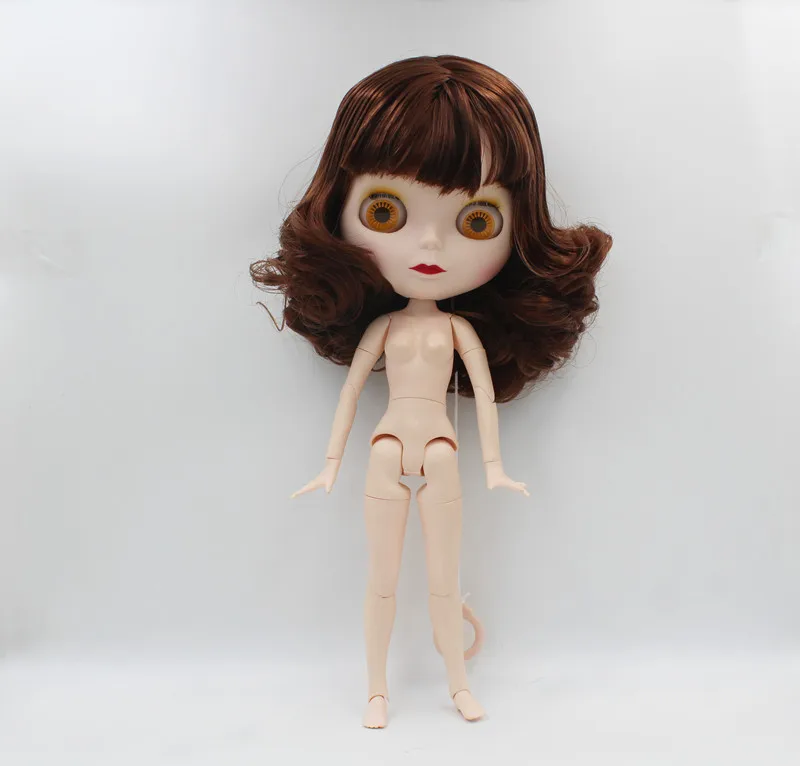 BJD шарнир RBL-773 DIY Обнаженная кукла Blyth подарок на день рождения для девочки 4 цвета большие глаза куклы с красивыми волосами милая игрушка